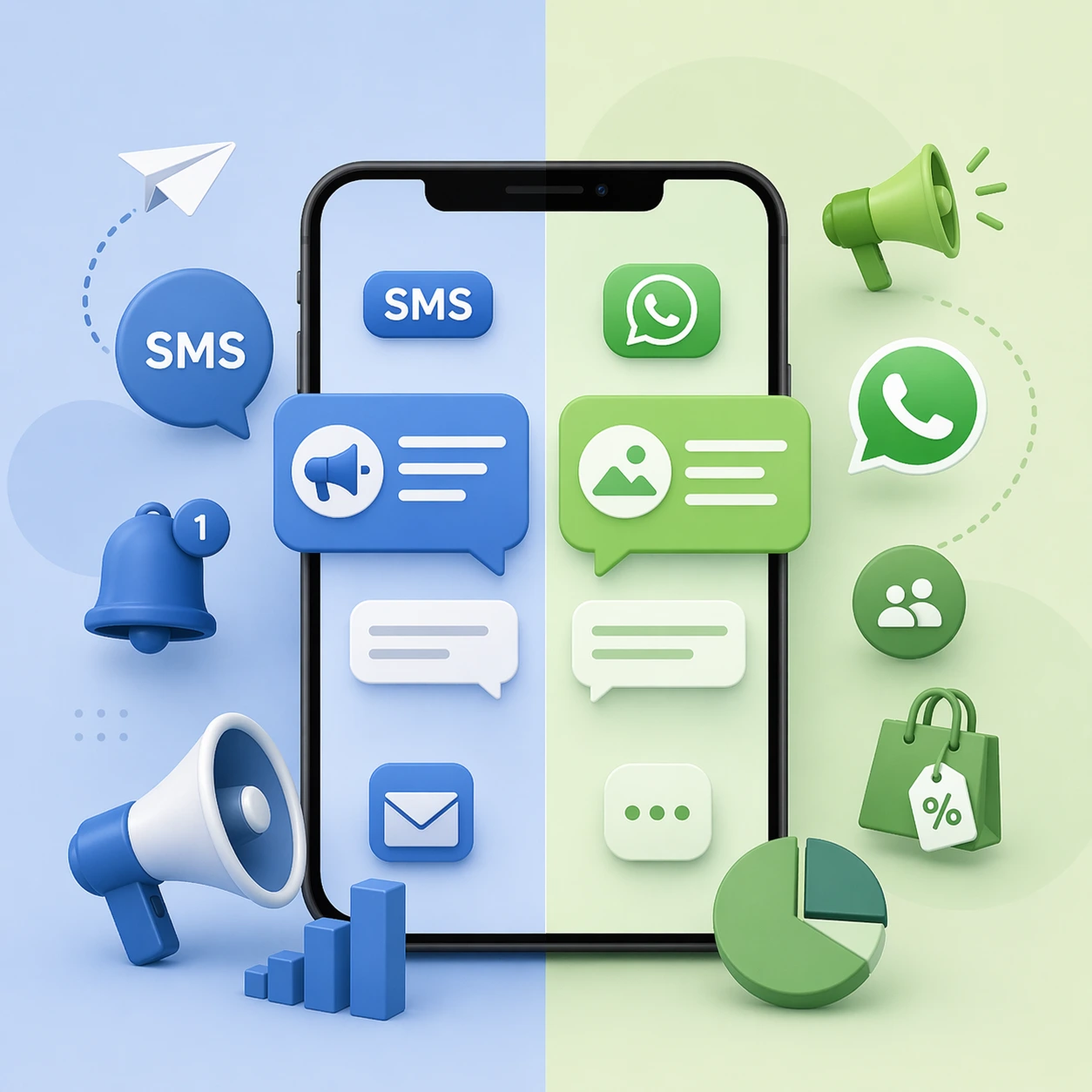 SMS ve WhatsApp kampanyaları