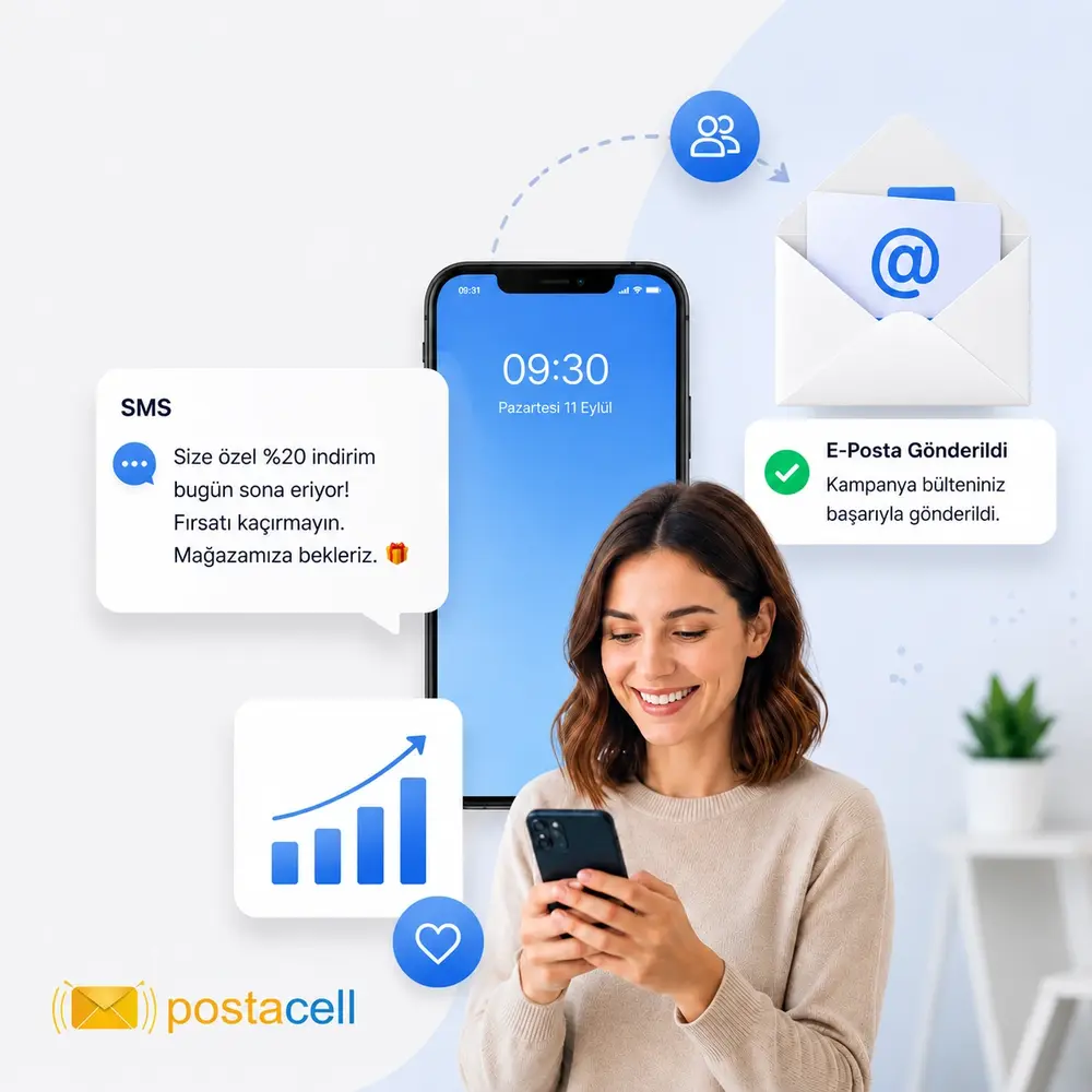 SMS ve e-posta bildirimleriyle müşteri sadakati